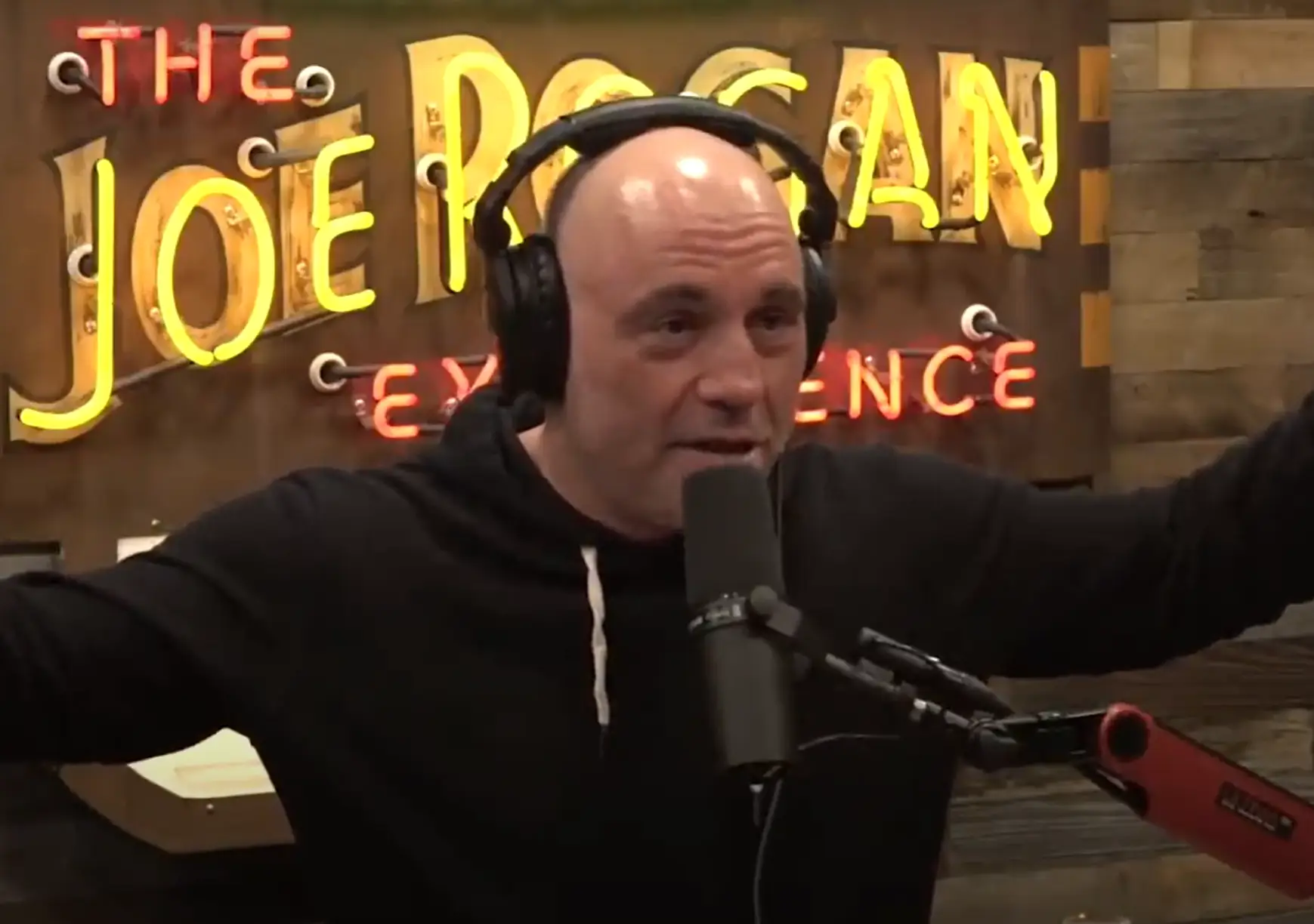Rogan suggested 'there should be a place where it's f**king risky'. (YouTube / The Joe Rogan Experience)