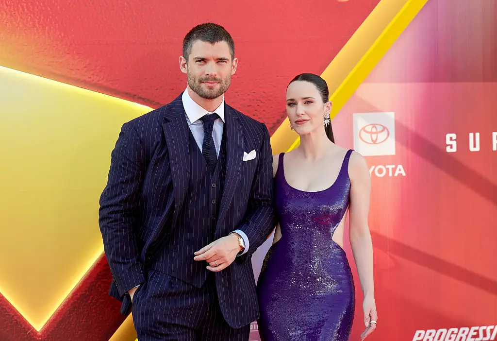 Superman stars David Corenswet and Rachel Brosnahan have gone viral after a behind-the-scenes 'kiss' moment goes viral (Maya Dehlin Spach/Getty Images)