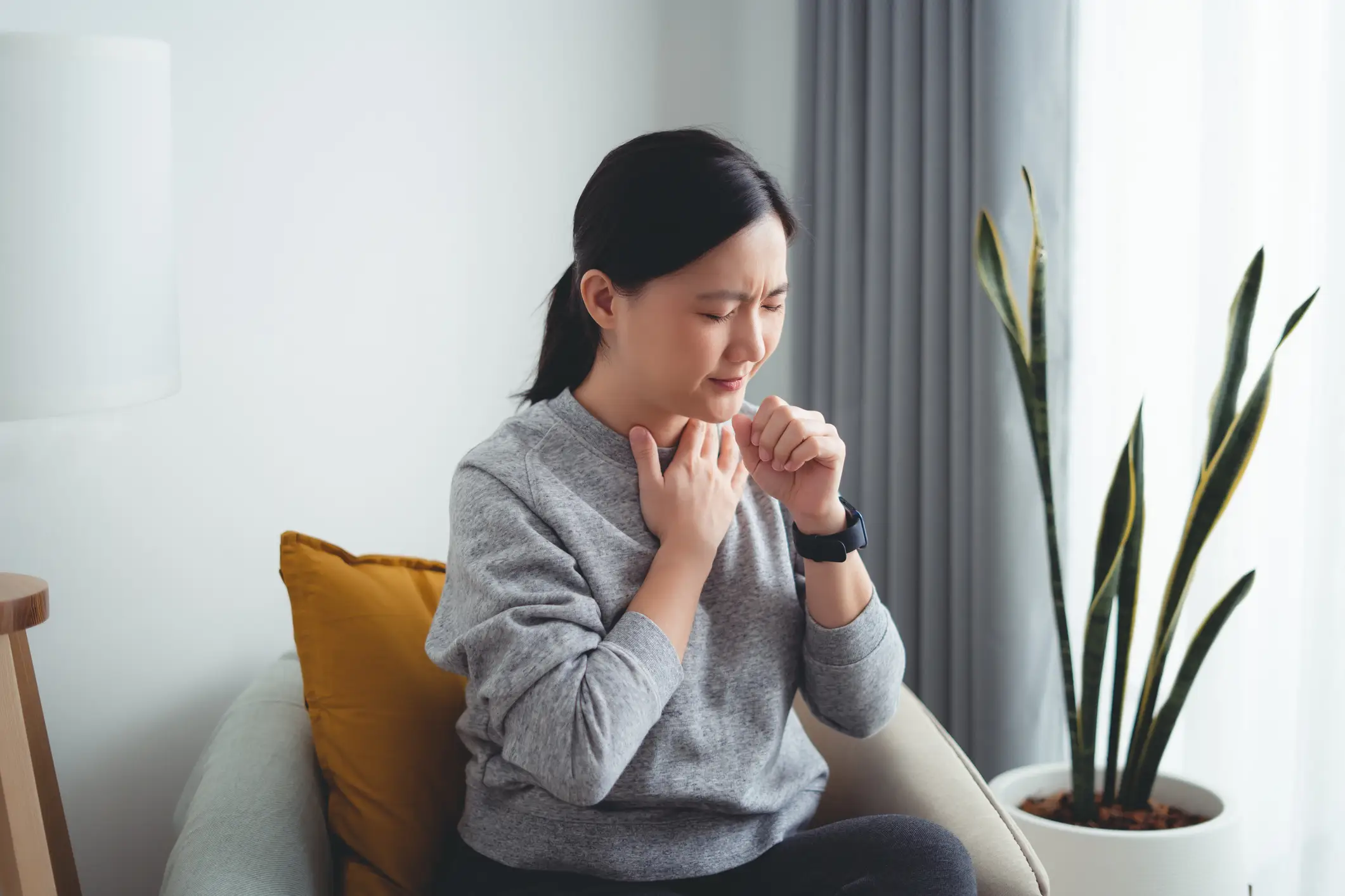 One of the main symptoms of tuberculosis is a persistent cough, if it lasts for three weeks or more then see a doctor (Getty Stock Image)