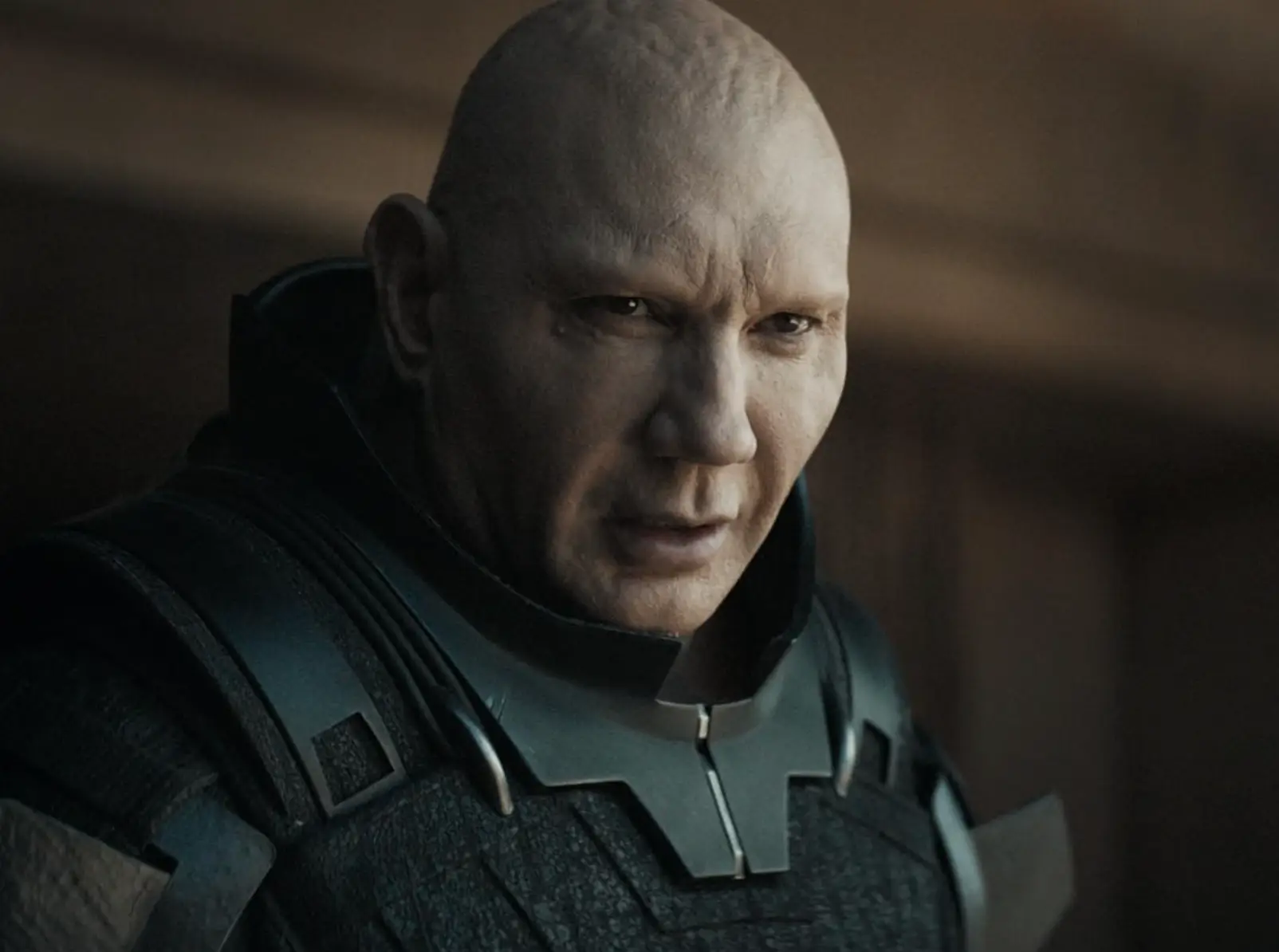 Dave Bautista stars.