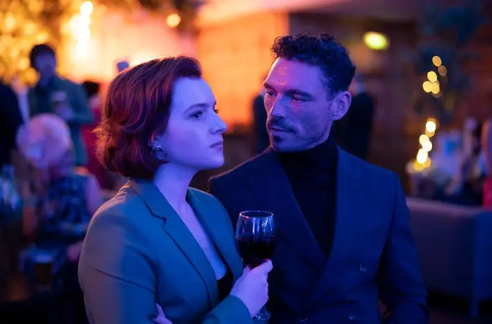 Hannah Onslow as Diane Williams alongside Nelson Joyce as Kavanagh (Jamie Stack via BBC)