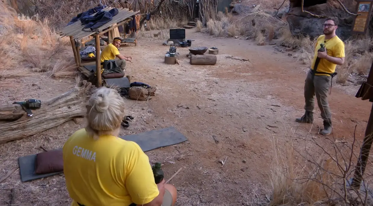 Collins told her I’m A Celeb campmates why she stopped taking weight loss drugs (ITV)