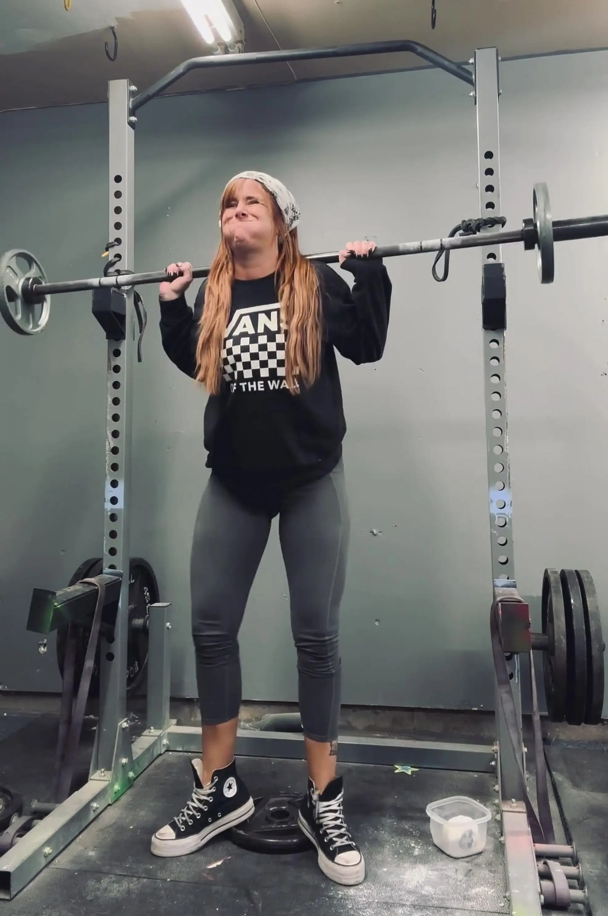 The mother-of-three has urged gym goers to avoid 'ego-lifting' at all costs (Kennedy News and Media)