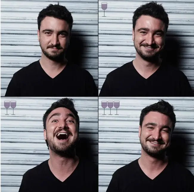 The photographer took the snaps to show the different stages of intoxication (Marcos Alberti)