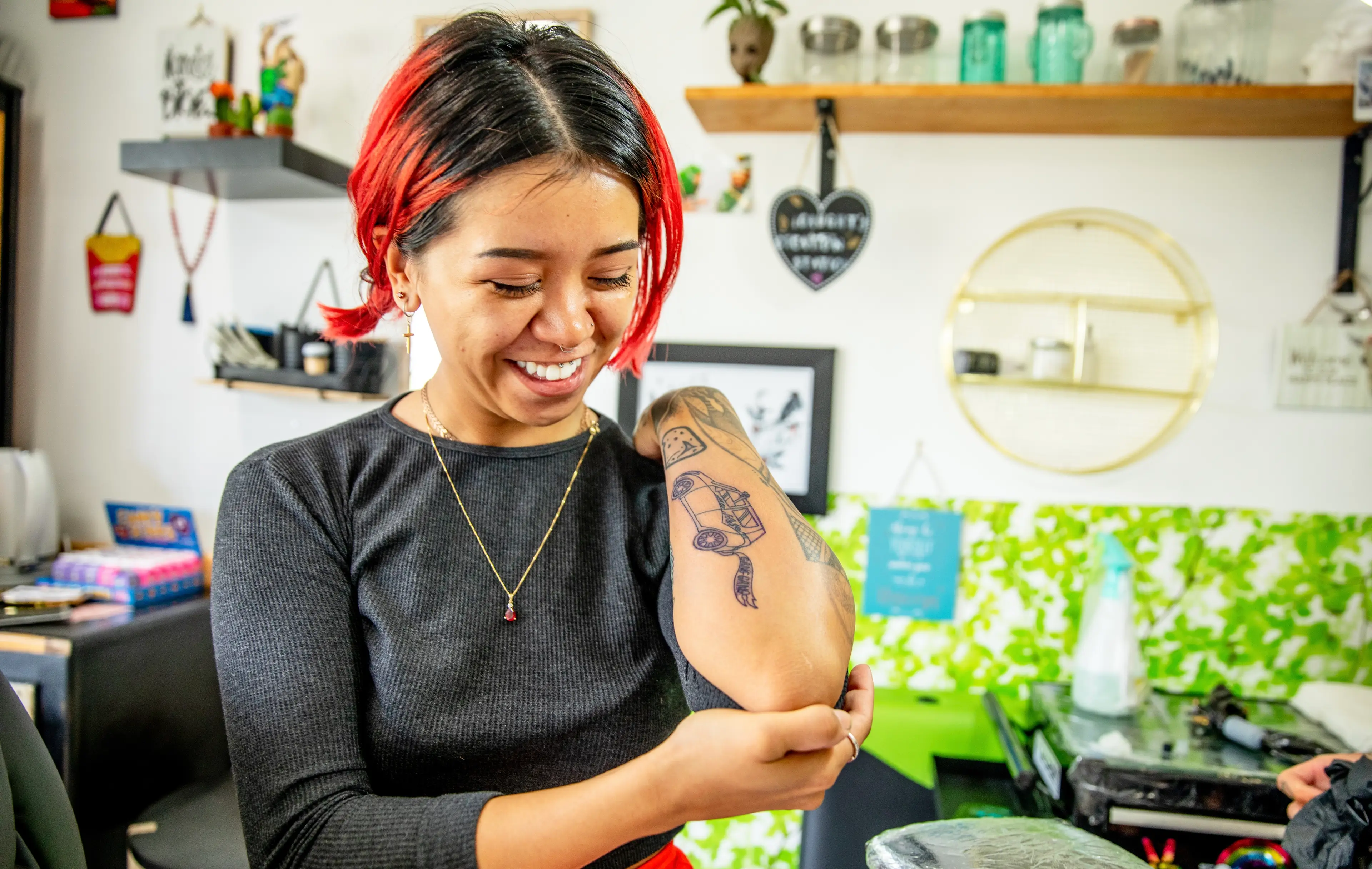 Tattoo ink doesn't do our immune system any good, the research suggests (Getty Stock Image)