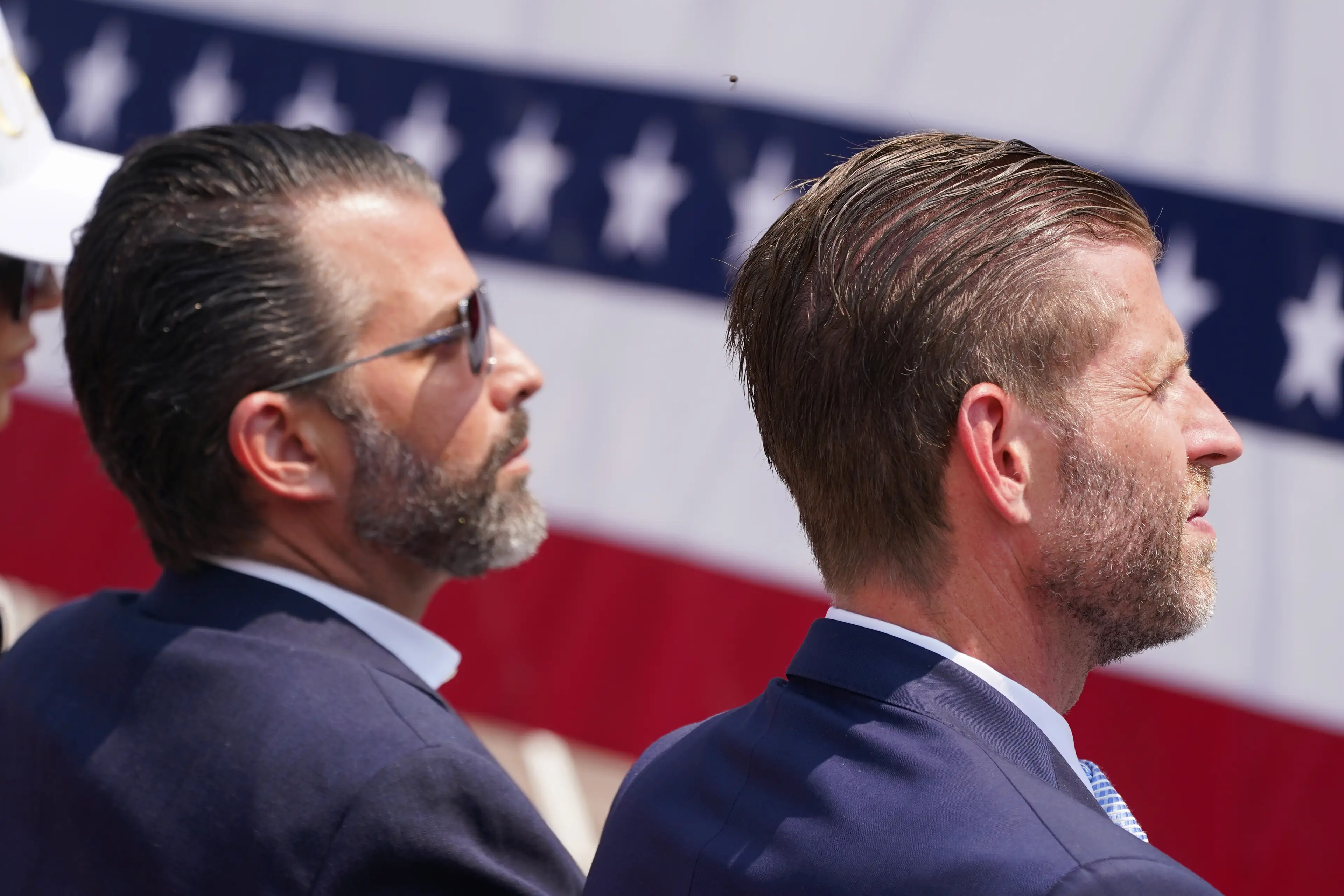 Donald Trump Jr. and Eric Trump attended the opening of the Theodore Roosevelt Presidential Library (Leigh Vogel/Getty Images for Theodore Roosevelt Presidential Library)