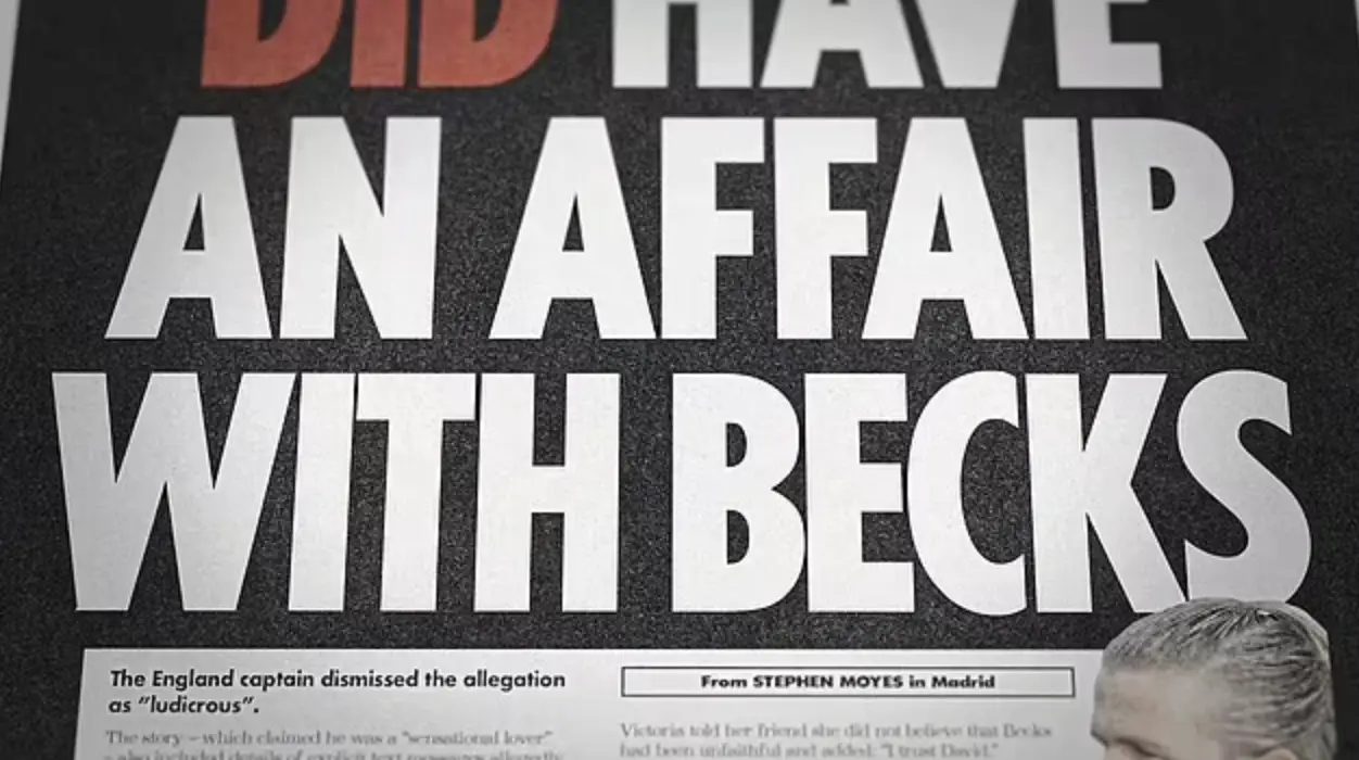 This is how the headline and article appeared in the series (Netflix)