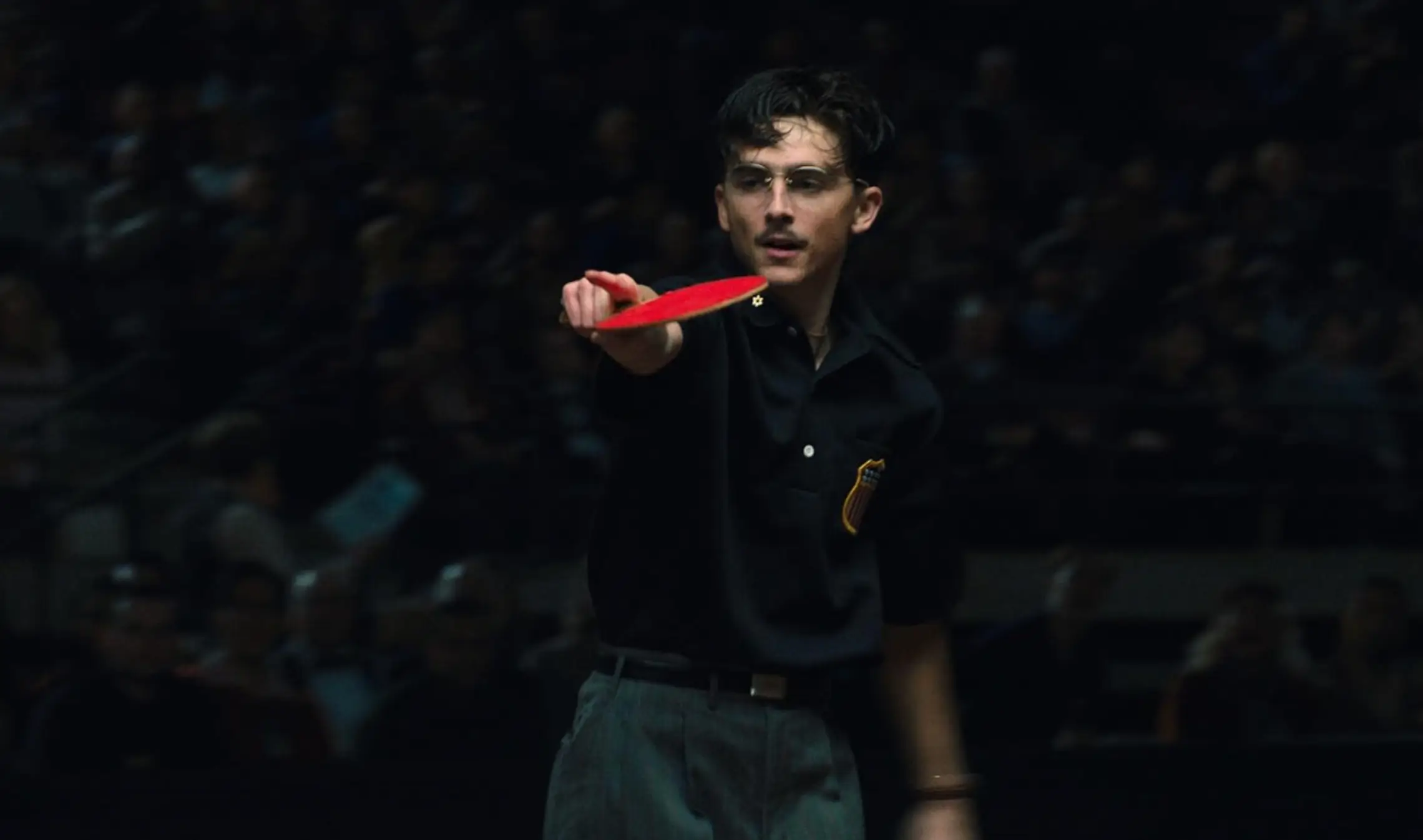 Pattinson featured in this scene (A24)