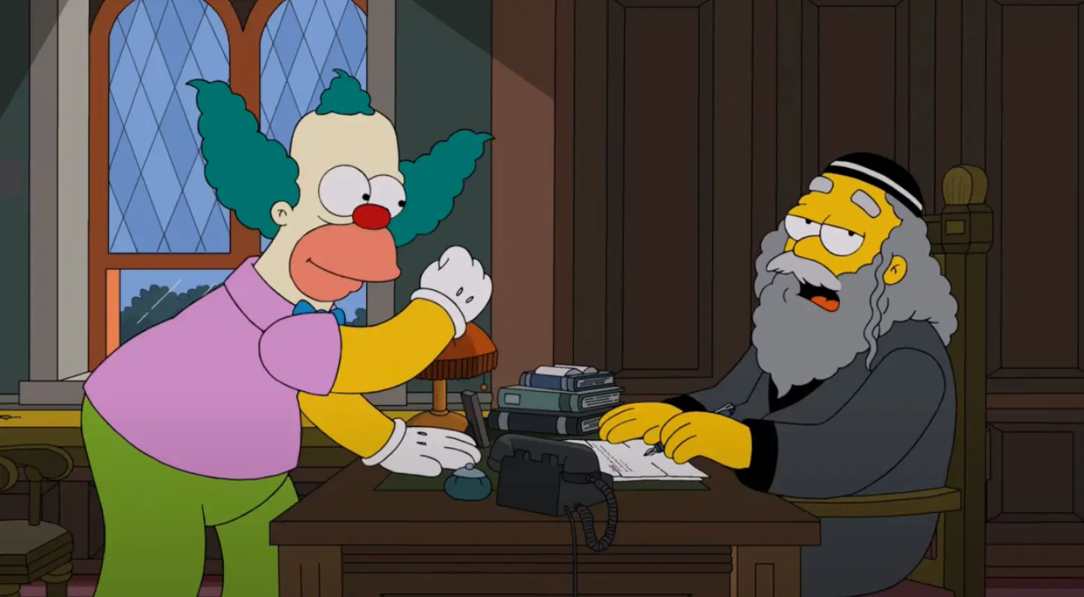 Krusty's dad is dead (Fox)