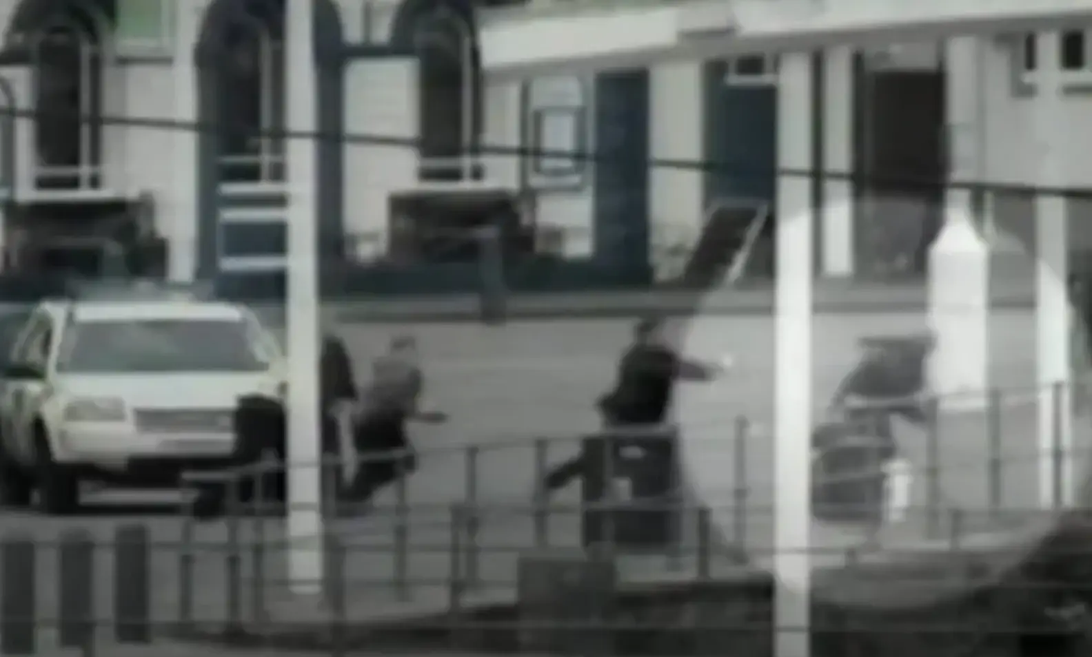 He tried to jump into the sea to escape police (Sky)