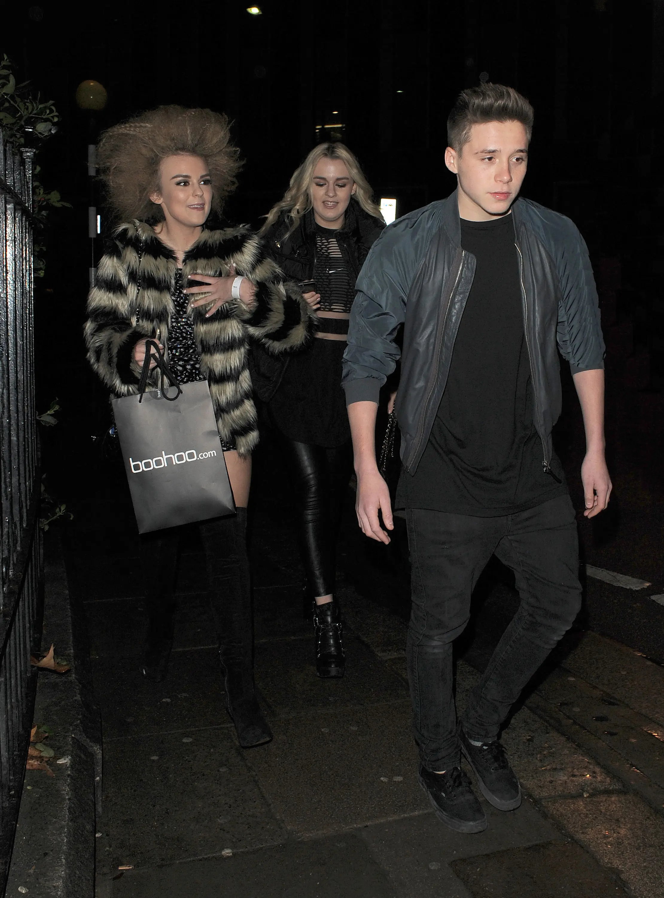 The Scottish singer pictured with her teen boyfriend in 2014 (Will/GC Images)