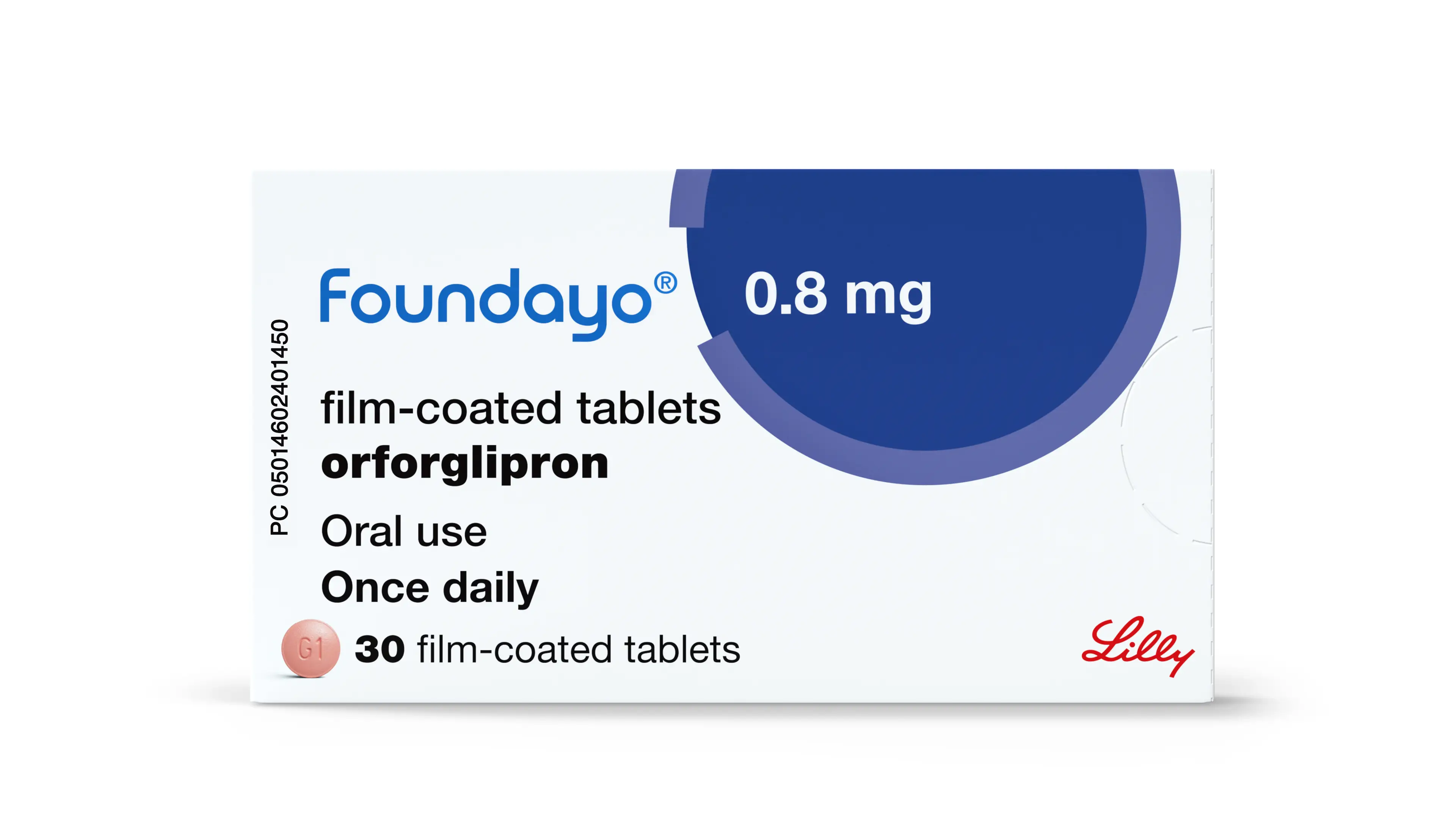 The new Foundayo medication which has launched in the UK (Eli Lilly)