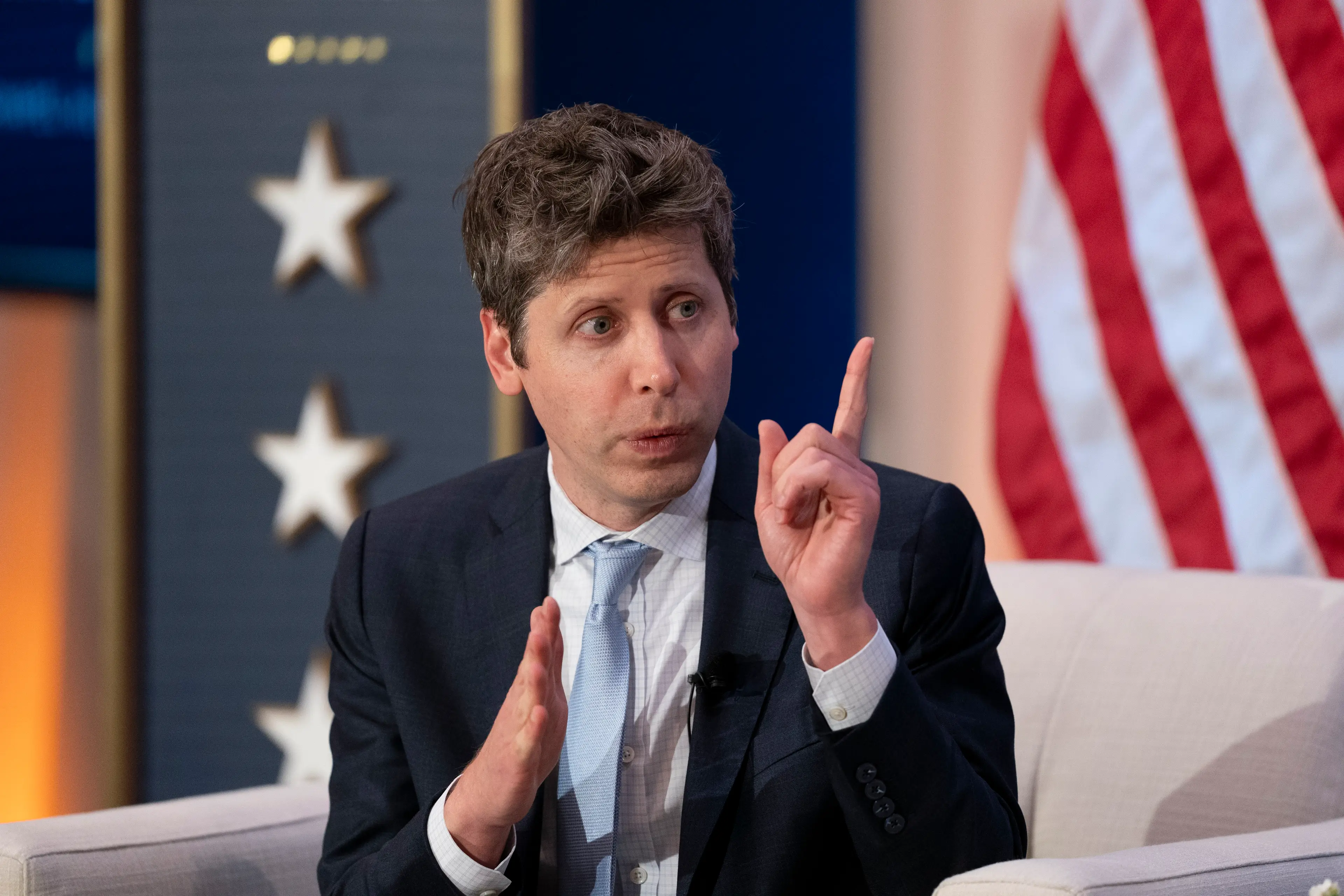 American AI companies, Altman is talking to you... (Sean Rayford/Getty Images)