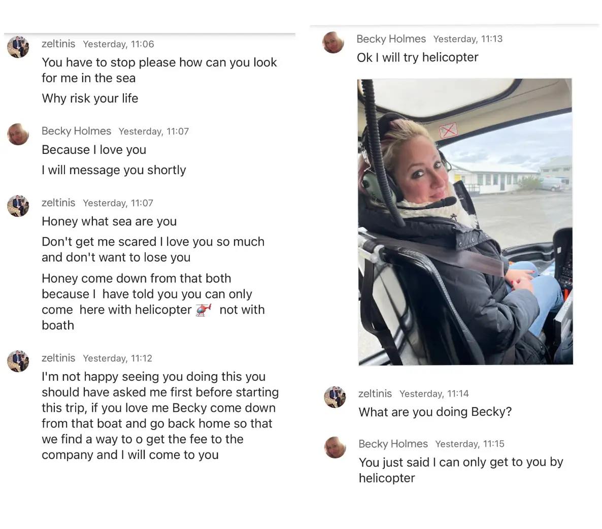 A boat soon turned into a helicopter.