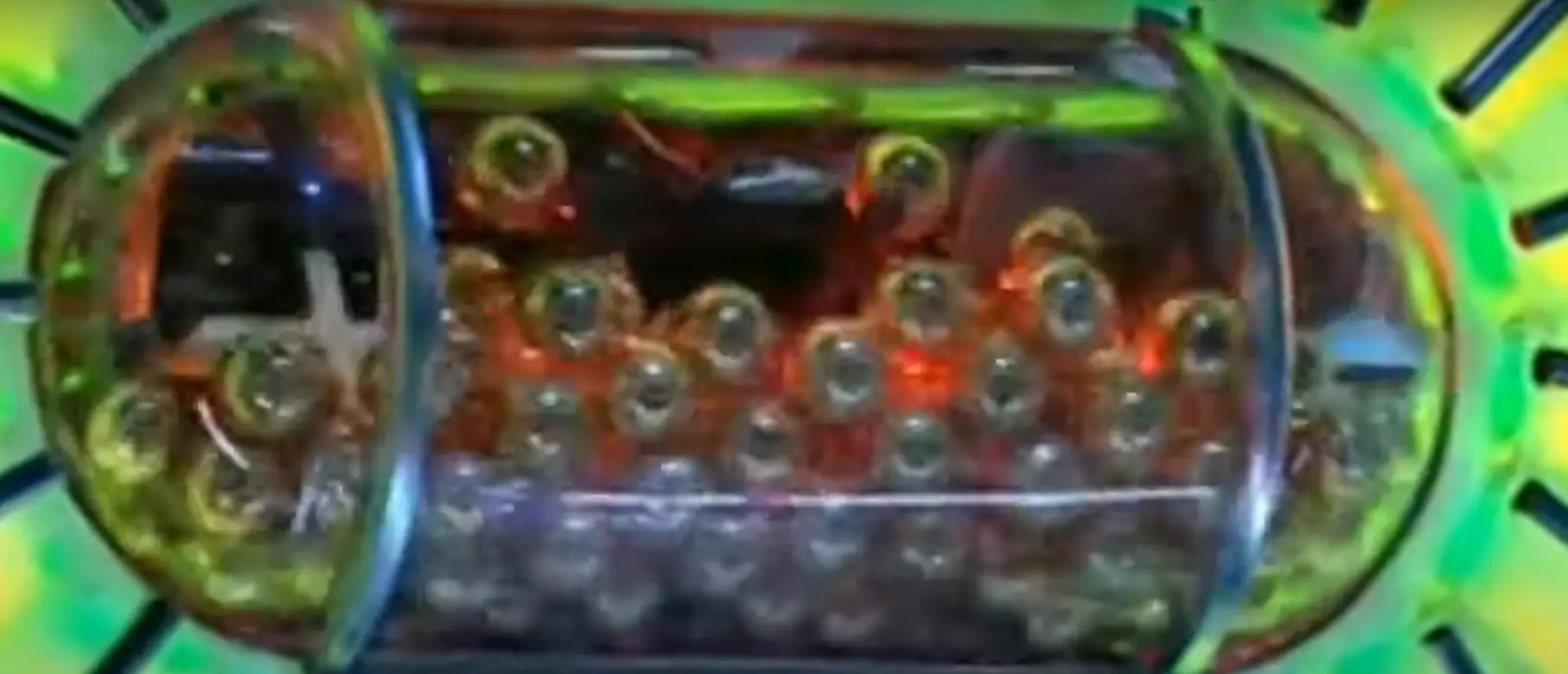 The 'Golden Bank' had balls ranging in value from £10 to £75,000.