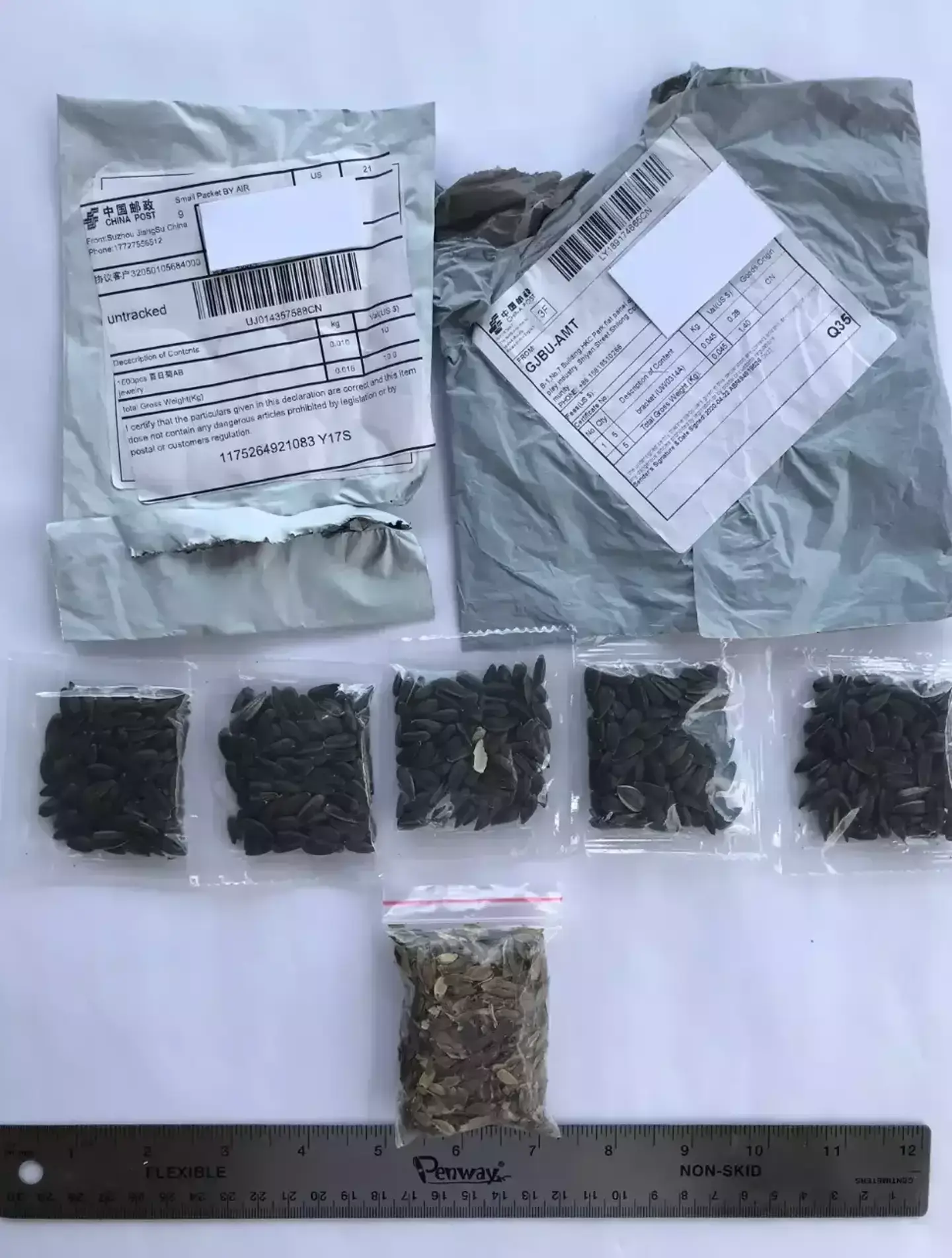 The seeds showed up at people's homes. (X/@RyanQuarlesKY)