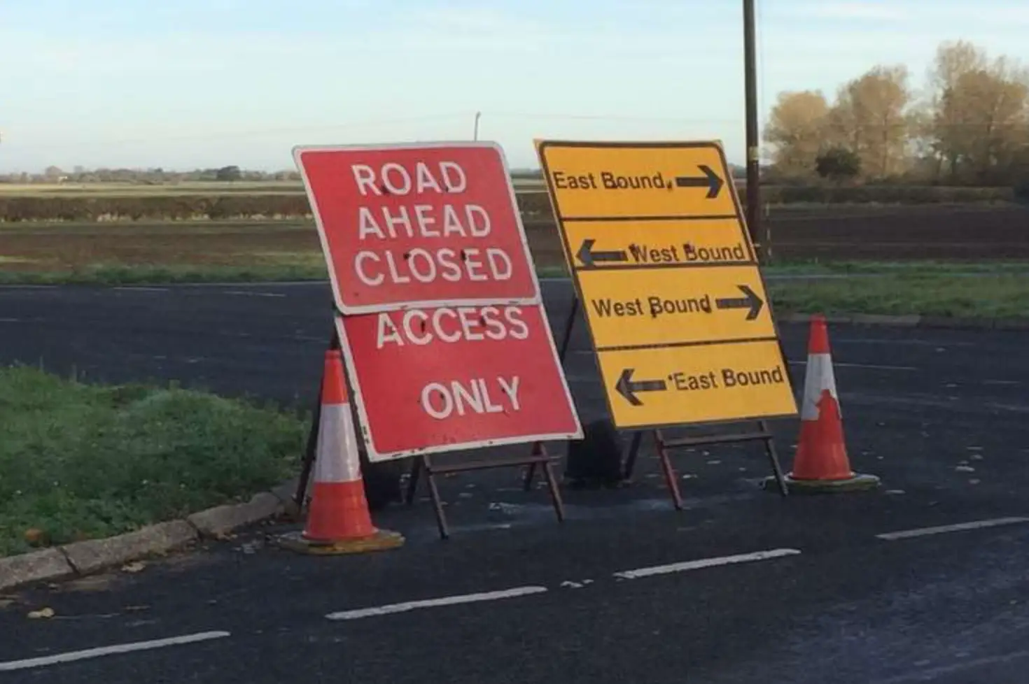 OK... so which way is west bound?