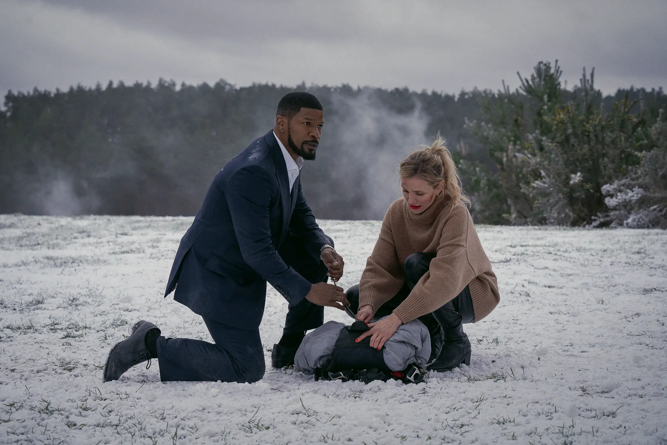Jamie Foxx and Cameron Diaz are teaming up in the new Netflix film (Netflix)