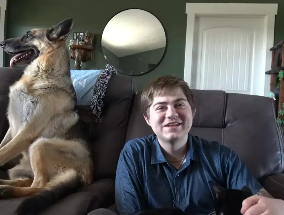 When he was 18, Loren Schauers was cut in half by a forklift (YouTube/Sabia and Loren)