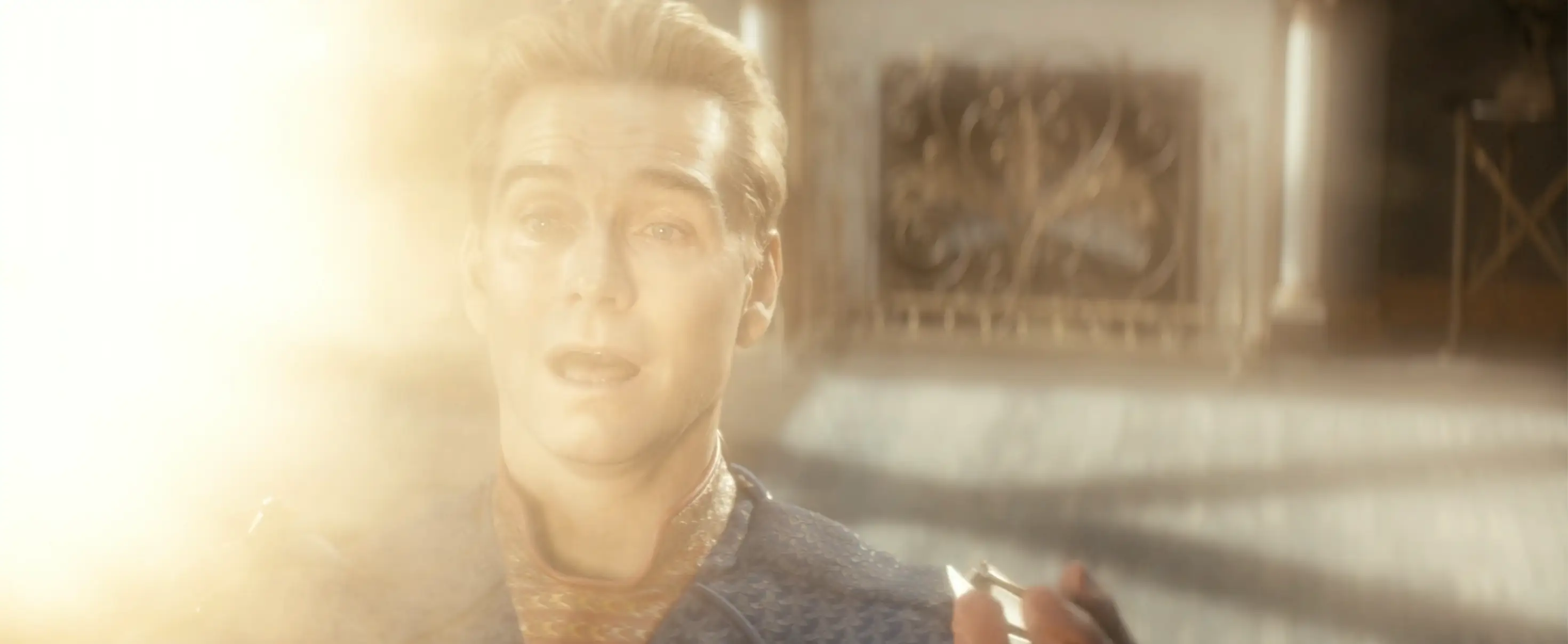Homelander is shown hallucinating himself being told he is more important than Jesus (Prime Video)