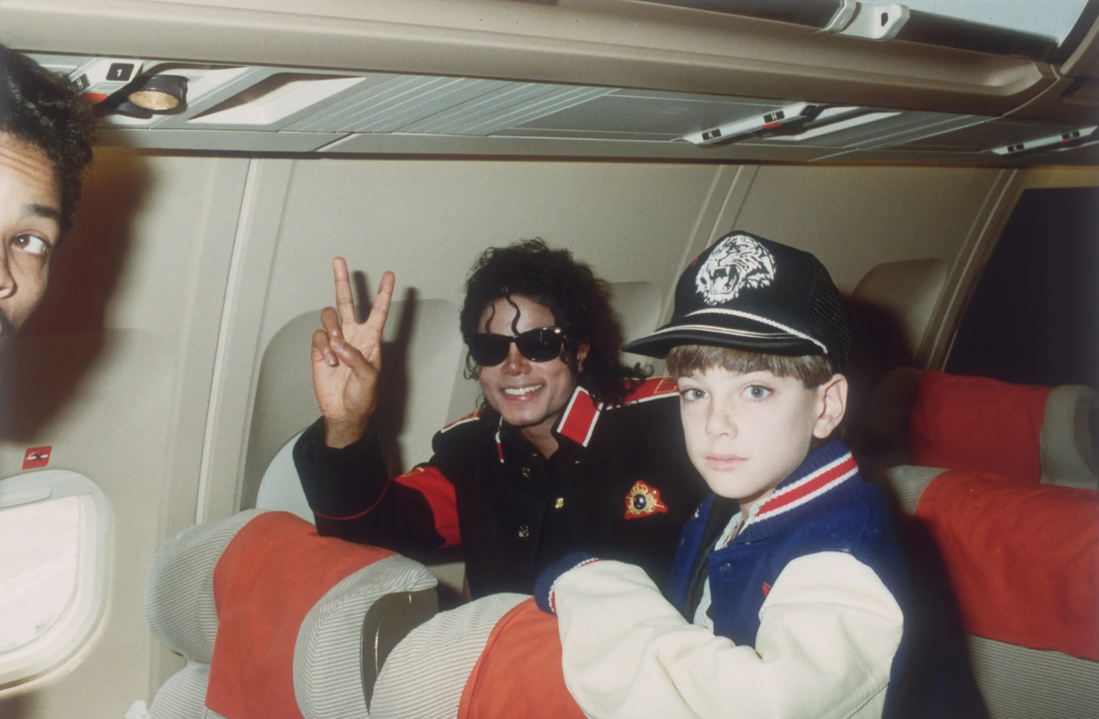 Michael Jackson and James Safechuck in 1988, the year the film ends (Dave Hogan/Getty Images)