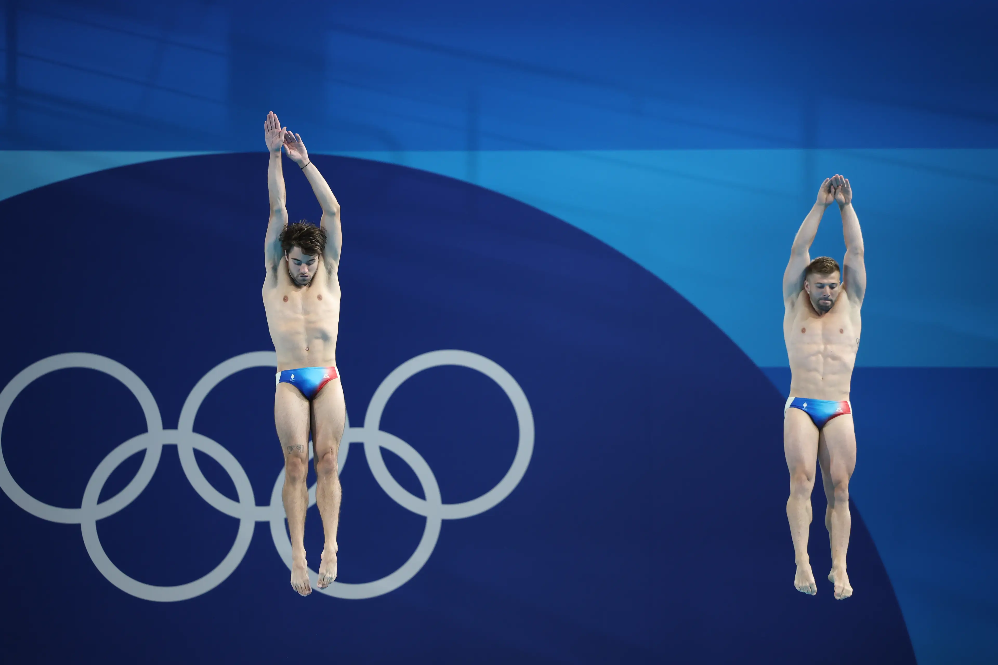 Might have missed out on the medal, but not free undies. (Sheng Jiapeng/China News Service/VCG via Getty Images)