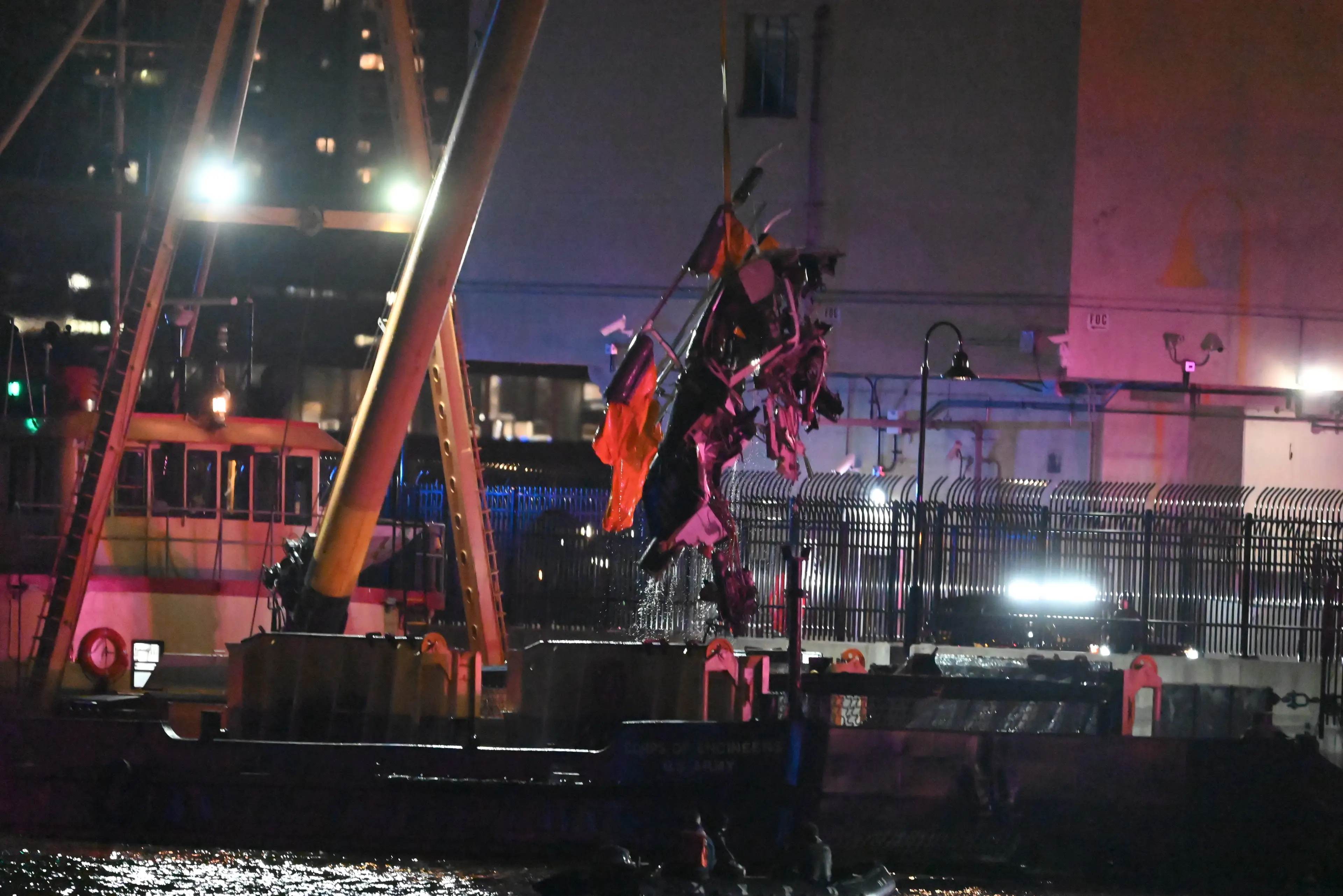 Witnesses say it fell apart in the air (Kyle Mazza/Anadolu via Getty Images)