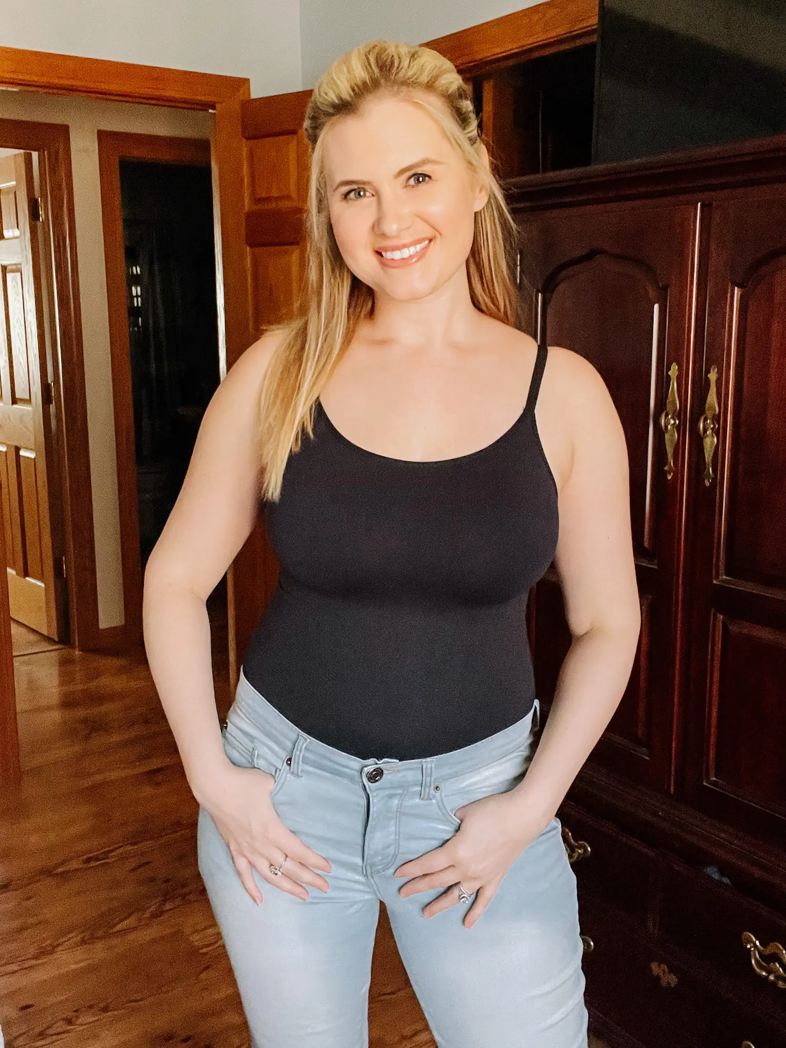 The mum said she became 'clinically overweight' which wasn't good for her heart condition (Supplied)