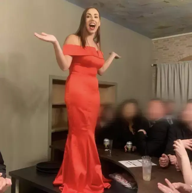 A swinging influencer felt like she was in The Wolf of Wall Street during a 50-person sex party.