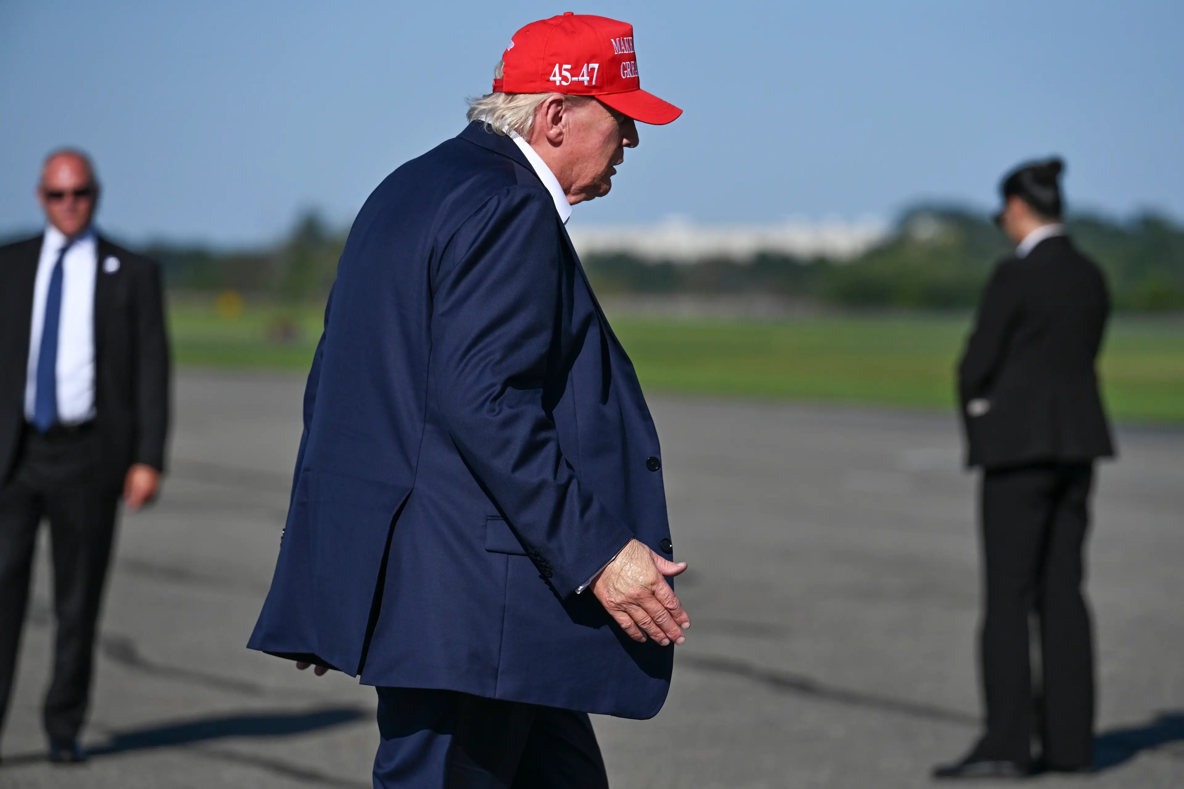 Questions are being asked about Trump's health again (Roberto Schmidt/Getty Images)