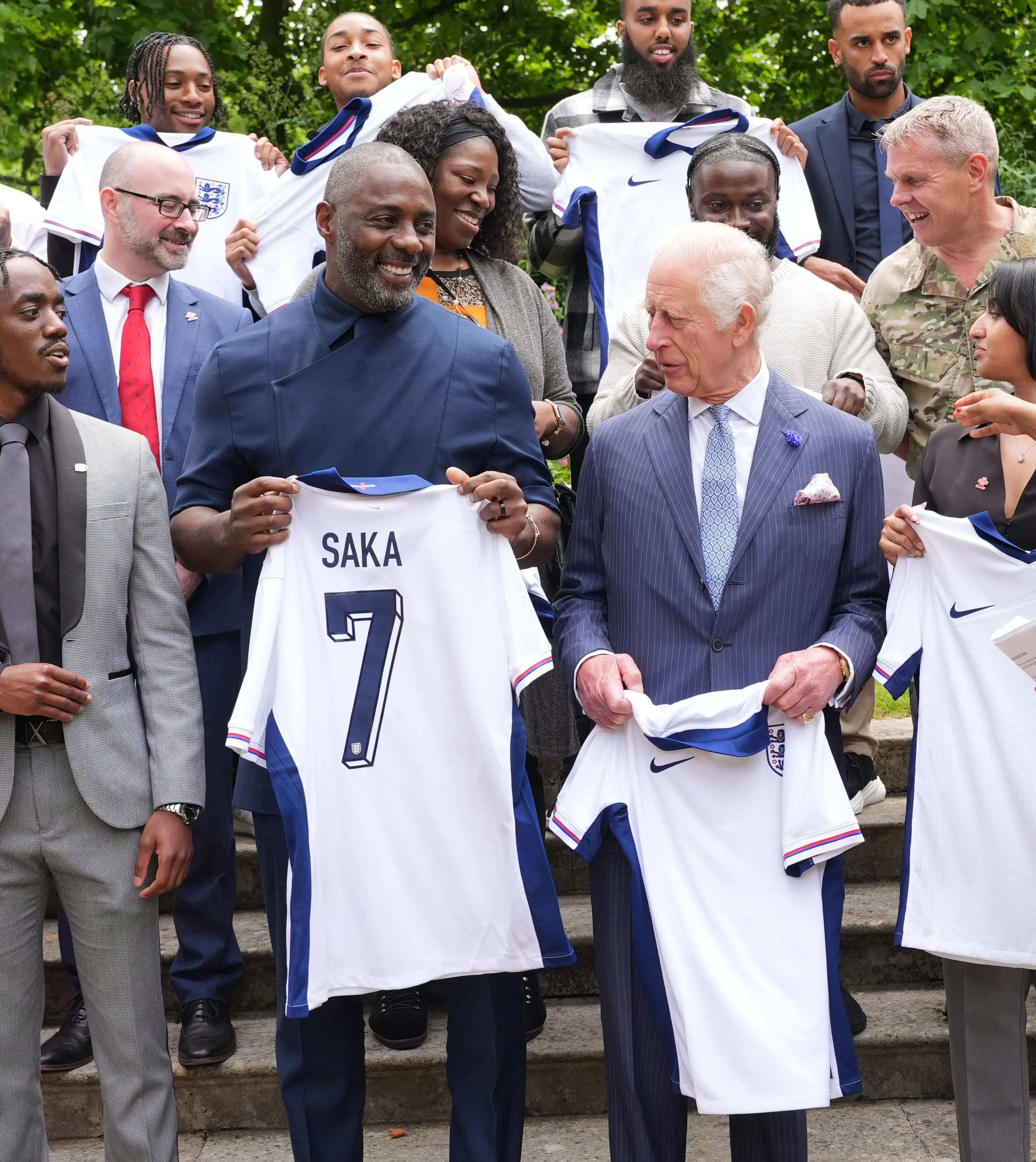 Despite the dejection of defeat, King Charles said Gareth Southgate and England could 'hold your heads high'. (Yui Mok - WPA Pool/Getty Images)