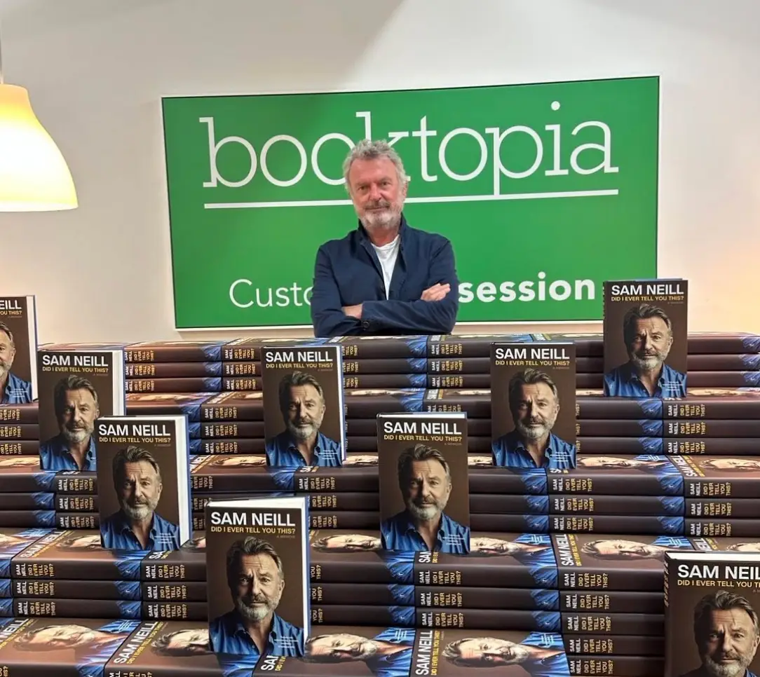 Neill previously spoke of being inspired to write his memoir after being diagnosed with cancer, as he wanted to 'leave something' for his children and grandchildren (Instagram/@samneilltheprop)