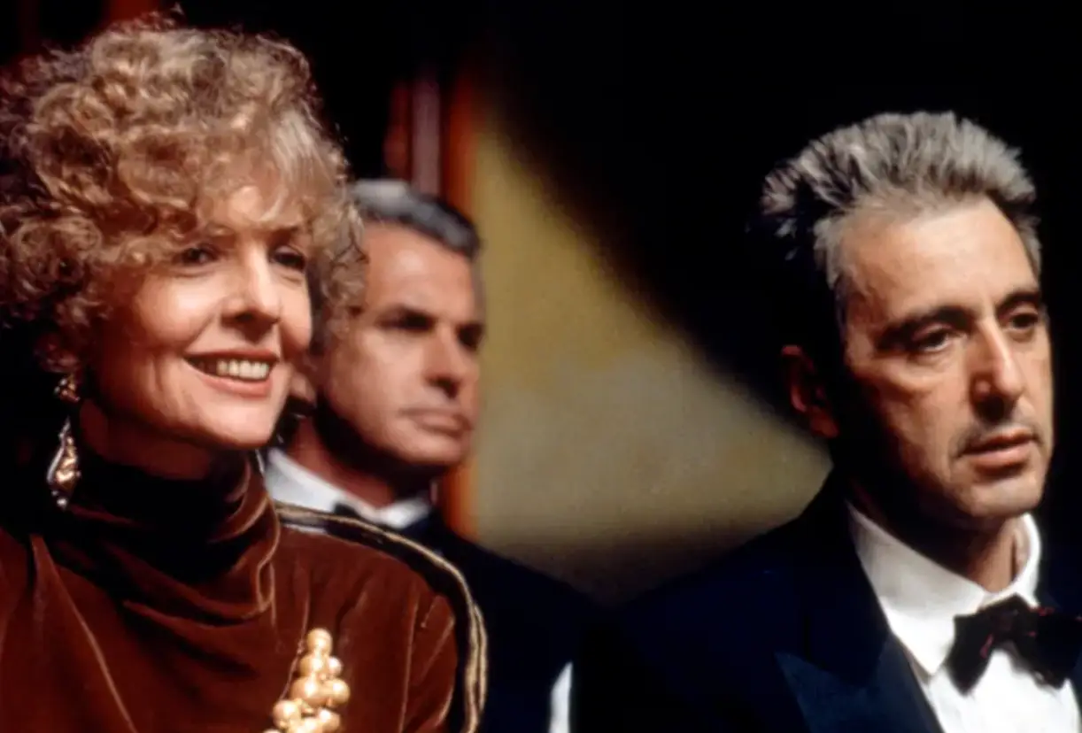 Keaton's first major film role was in The Godfather and she reprised it for parts 2 and 3. (Paramount)