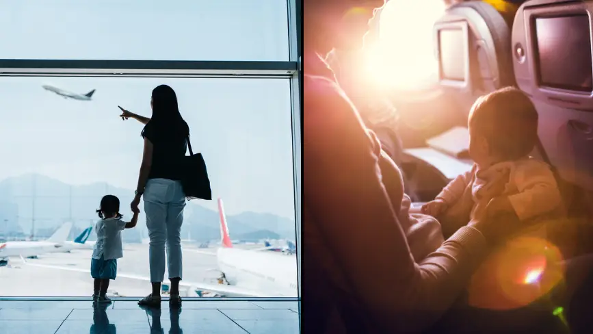 Mum cut off from rest of family after refusing to go on 10-hour flight with baby