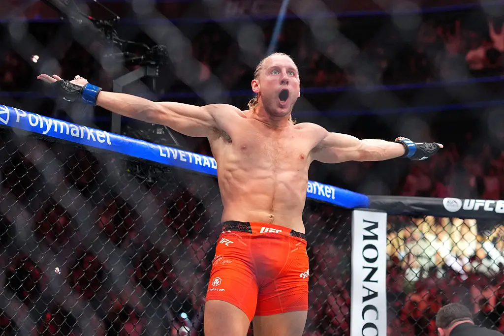 Paddy Pimblett dispatched his opponent in under a minute (Cooper Neill/Zuffa LLC)