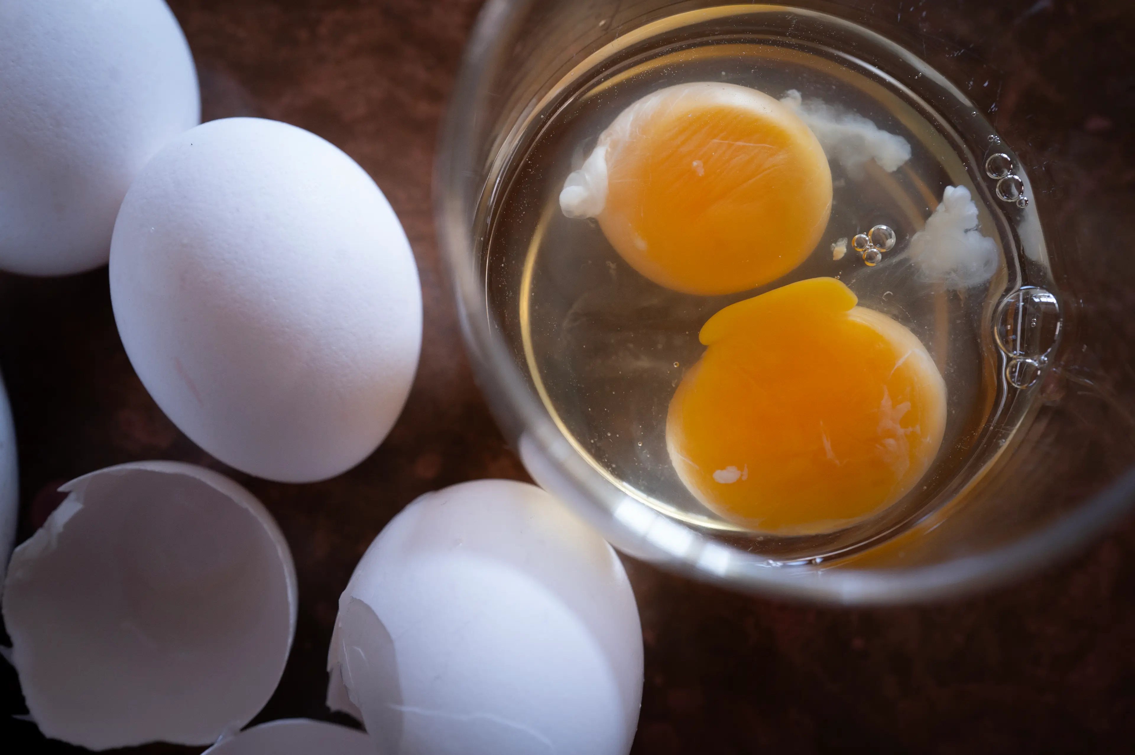 You might think raw eggs are boosting your gains, but they're actually having the opposite result (Scott Olson/Getty Images)