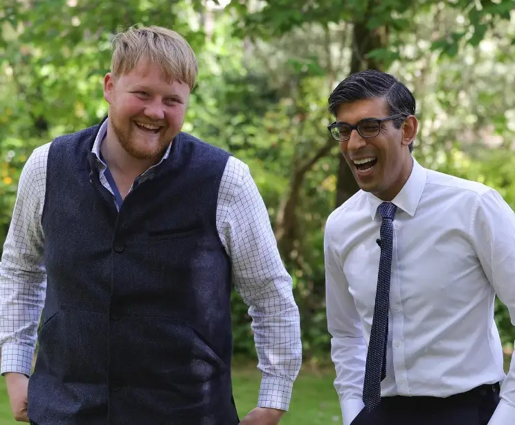 The Clarkson's Farm team have visited 10 Downing Street. (Instagram/@rishisunakmp)