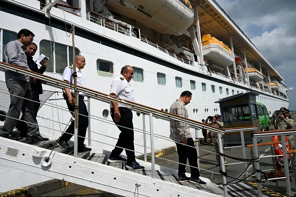 The endless cruise founder accepted he was the 'villain' and blamed things on the rise in fuel prices following the war with Iran (TANG CHHIN Sothy / AFP via Getty Images)