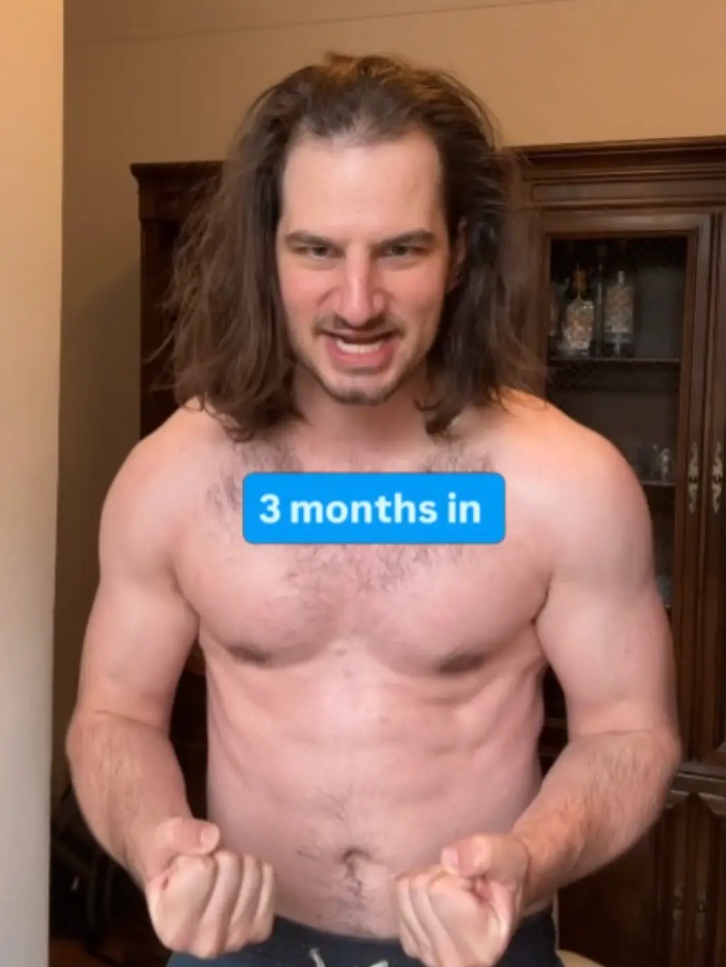 He's shared his body transformation after three months (