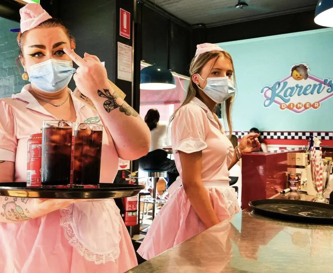 Karen’s Diner opened in the UK this summer.