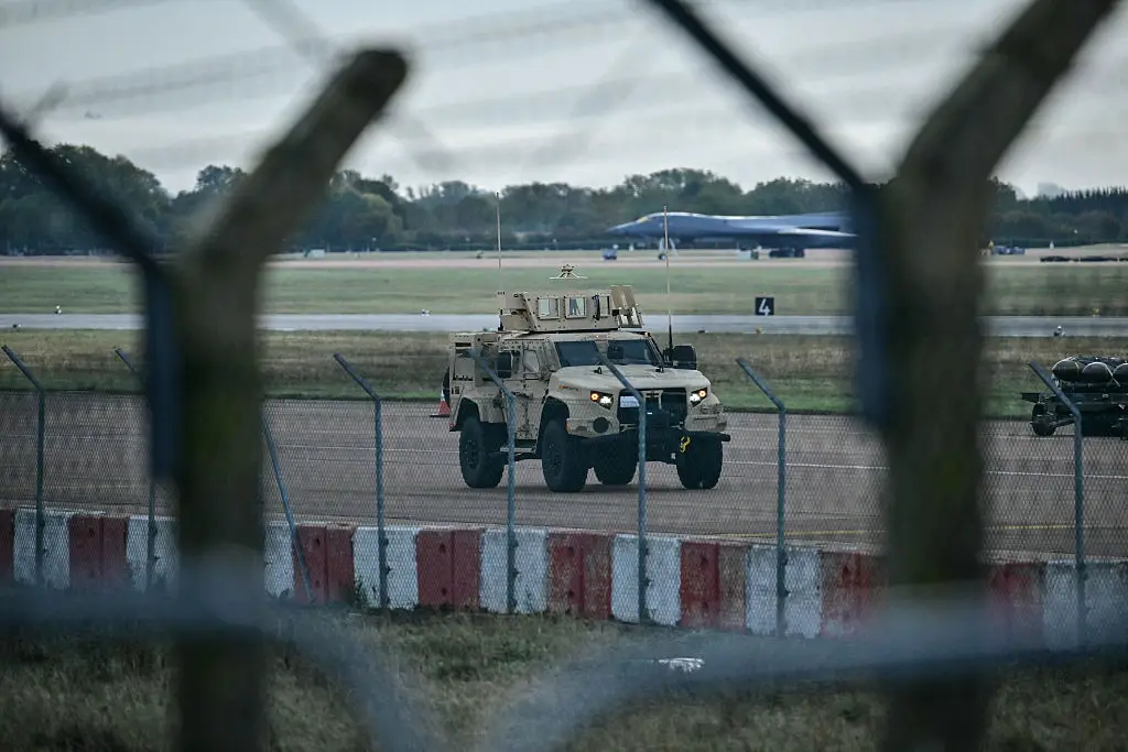 The RAF base (Ben STANSALL / AFP via Getty Images)