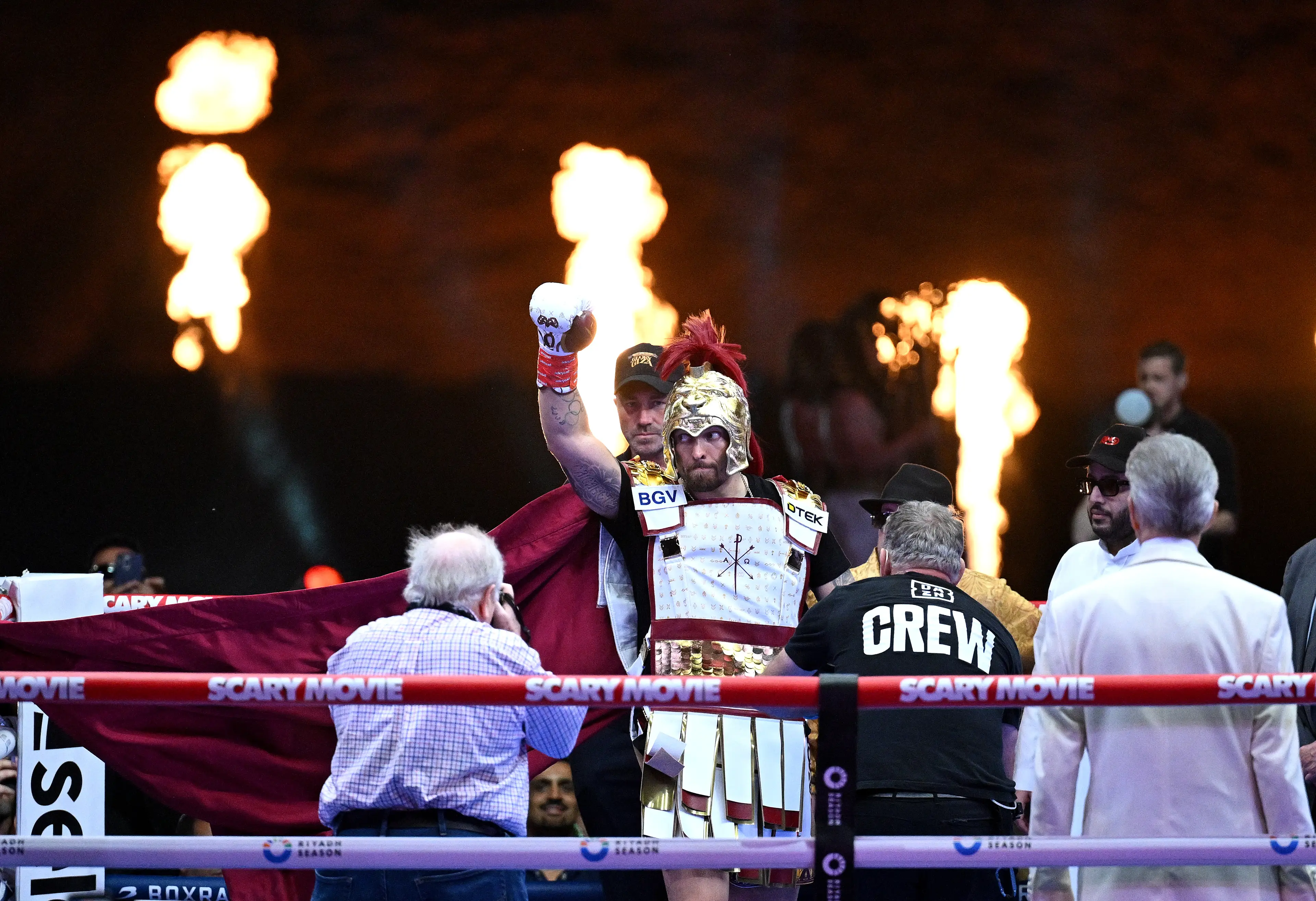 Usyk ended up claiming victory (Mohamed Hossam/Getty Images)