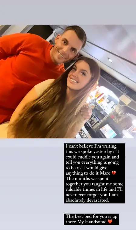 Jane Park shared a heartfelt tribute to her ex on Instagram.