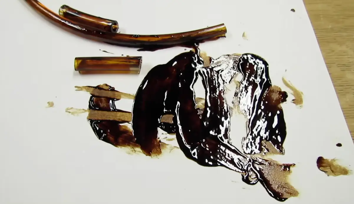 What was left in the 'throat' tube (Chris Notap/YouTue)