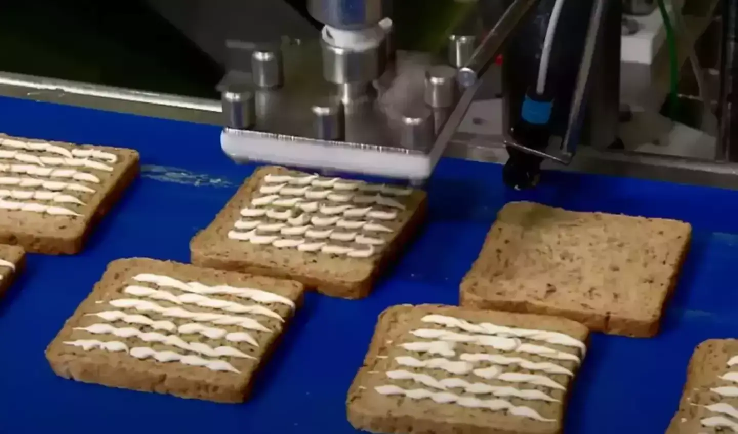 The disturbingly uniform mayonnaise dispenser wasn't the worst part of the video (How It's Made)