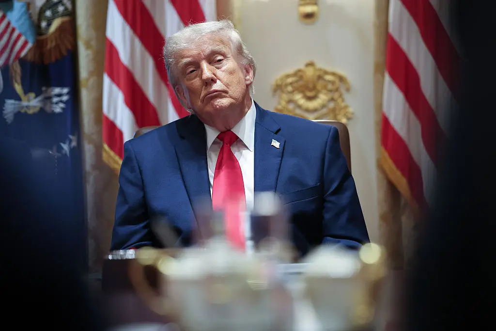 Trump's last public appearance was a cabinet meeting last week (Win McNamee/Getty Images)