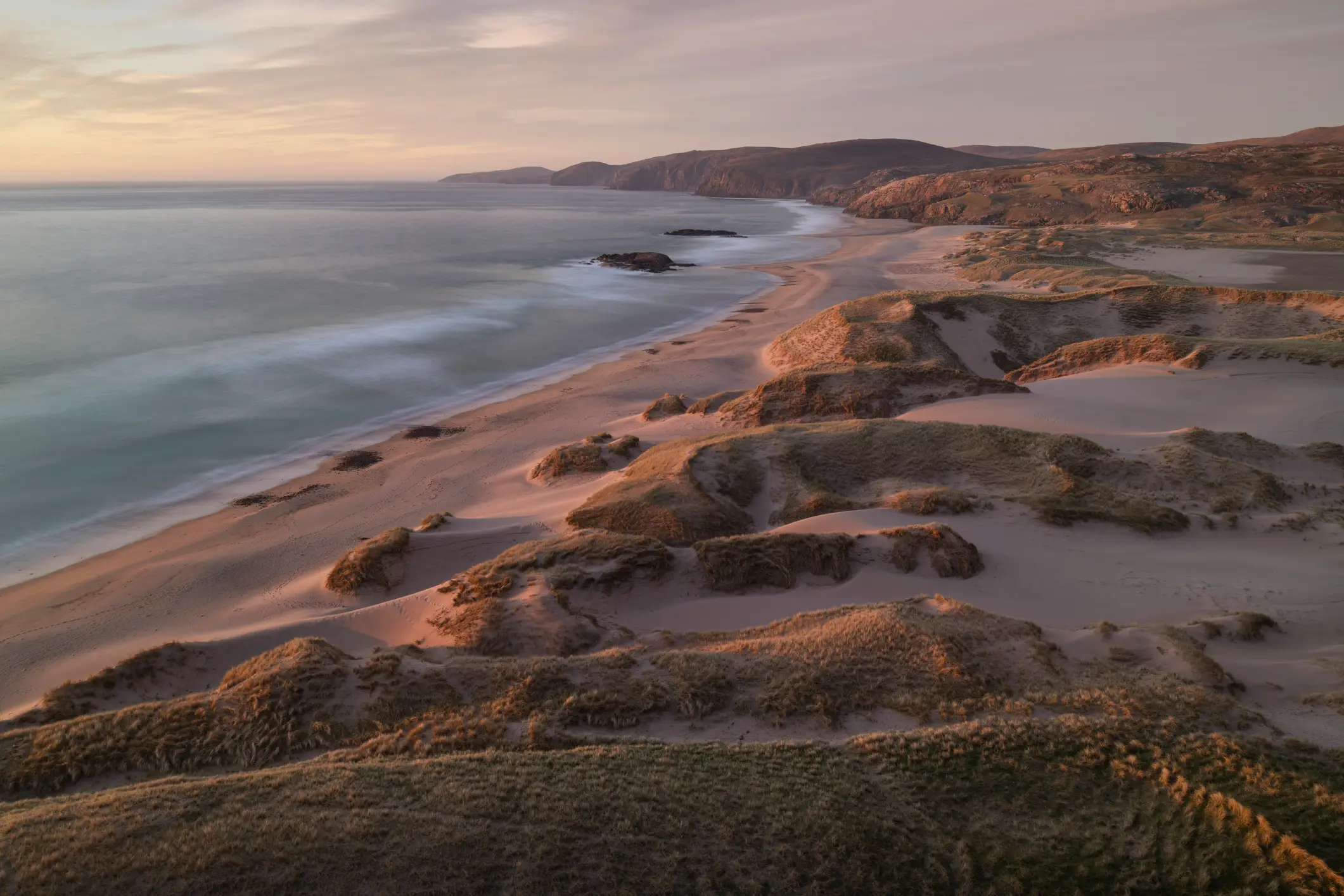 There's a pink tint to the stunning coastline (Getty Stock Images)