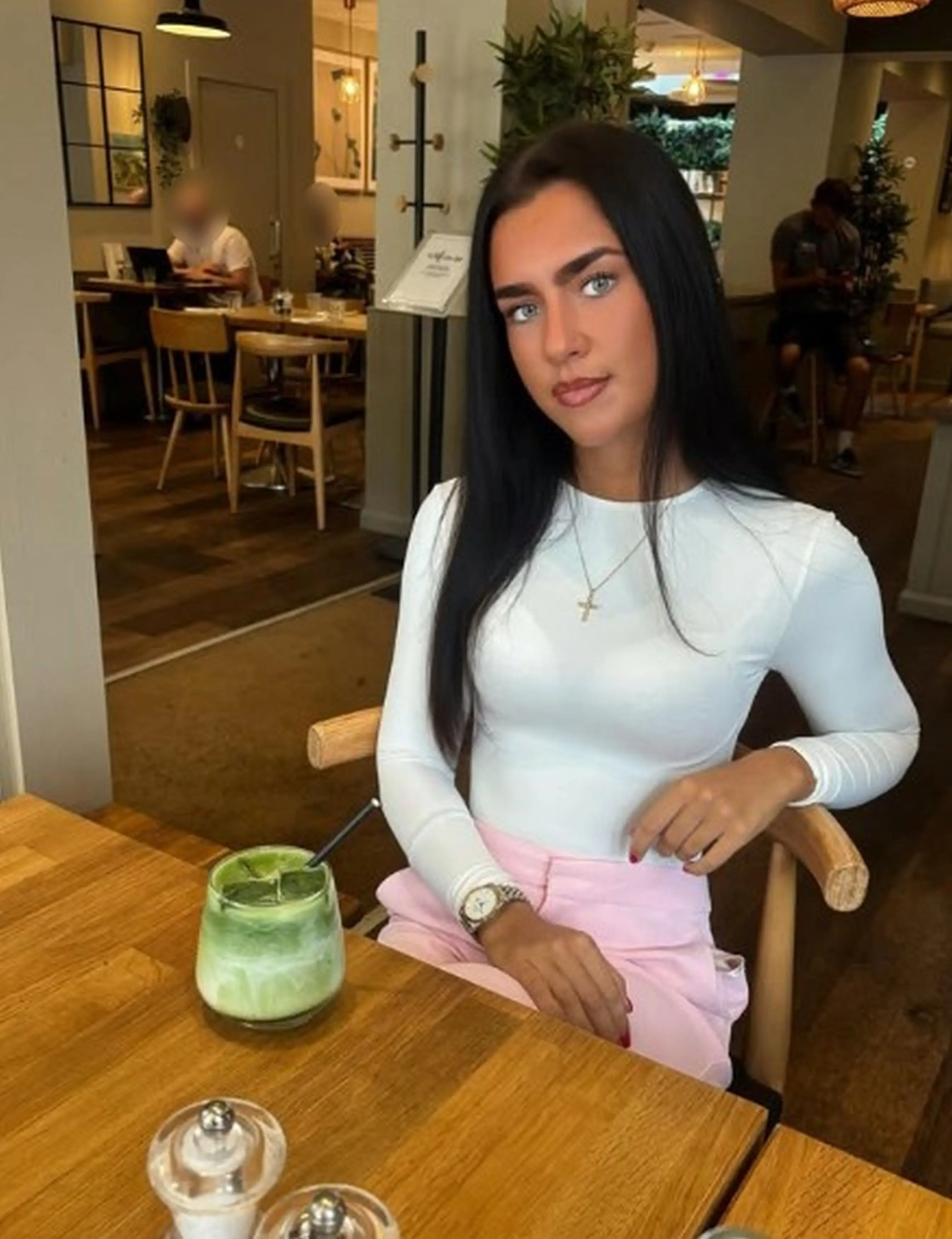 Saffron says he came to pick her up on the way to the airport and that's the first time they met. (Kennedy News & Media)