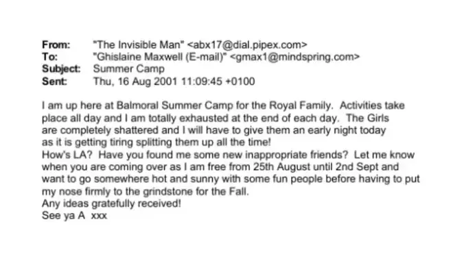 The person sending the message called themself 'The Invisible Man' (DoJ)