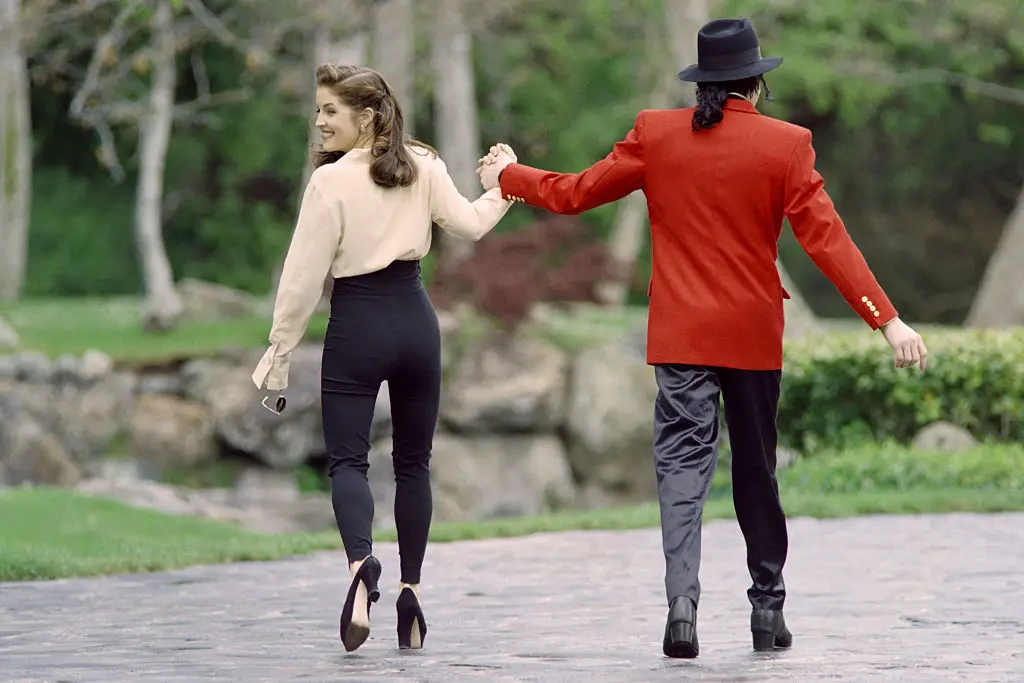 Lisa Marie Presley and Michael Jackson got together in 1994  (Photo by KIM KULISH / AFP via Getty Images)